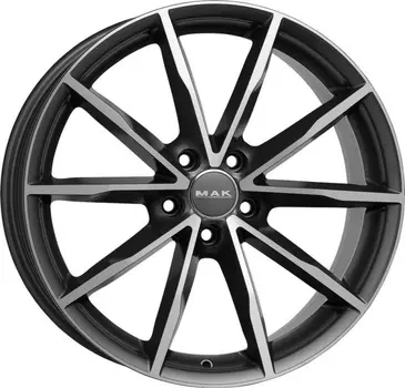 Диск колесный MAK Ringe 8xR18 5x112 ET39 ЦО66,45 серый с полированной лицевой частью F8080RJQM39WS2X