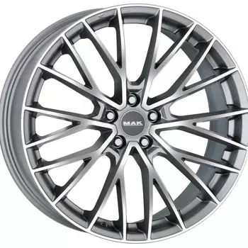 Диск колесный MAK Speciale 8.5xR20 5x110 ET31 ЦО65.1 серый с полированной лицевой частью F8520ECHM31LG1X