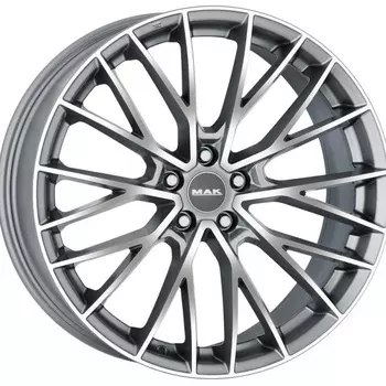 Диск колесный MAK Speciale-D 9,5xR19 5x112 ET45 ЦО66,6 серый с полированной лицевой частью F9590LDHM45WS3X