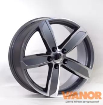 Диск колесный MAK STADT 8xR18 5x112 ET40 ЦО66.45 серый с полированной лицевой частью 00056550