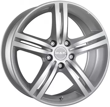 Диск колесный MAK Veloce Italia 6xR15 5x105 ET39 ЦО56,6 серебристый F6050WO39DF