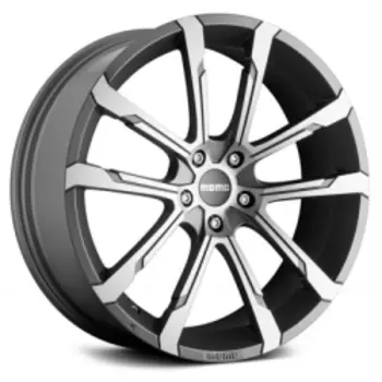 Диск колесный MOMO Quantum 9xR20 5x120 ET42 ЦО74.1 серый матовый с полированной лицевой частью 86856327026