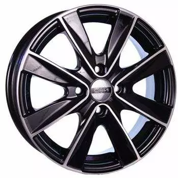 Диск колесный NEO 524 5,5xR15 4x100 ET46 ЦО60,1 чёрный с полированной лицевой частью rd831075