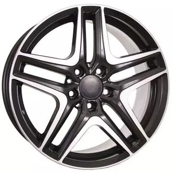 Диск колесный NEO 723 7.5xR17 5x112 ЕТ42 ЦО66.6 черный с полированной лицевой частью N723-7517-666-5x112-42BSD
