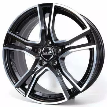 Диск колесный OZ Adrenalina 8xR17 5x108 ET38 ЦО75 черный матовый с полированной лицевой частью W8501420154
