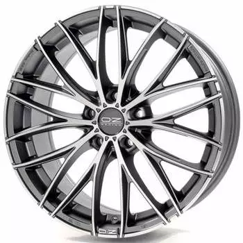 Диск колесный OZ Italia 150 8xR19 5x120 ET45 ЦО79 серый темный матовый с полированной лицевой частью W0188920749