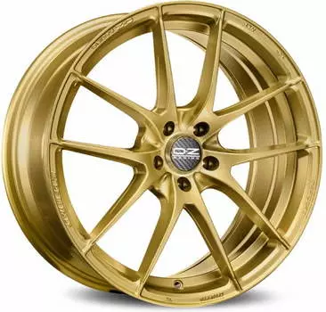 Диск колесный OZ Leggera HLT 8xR17 5x100 ET45 ЦО68 золотой W0197620076