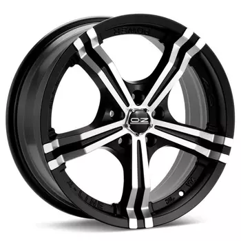 Диск колесный OZ Power 8xR18 5x112 ET48 ЦО75 черный матовый с полированной лицевой частью W8500620354