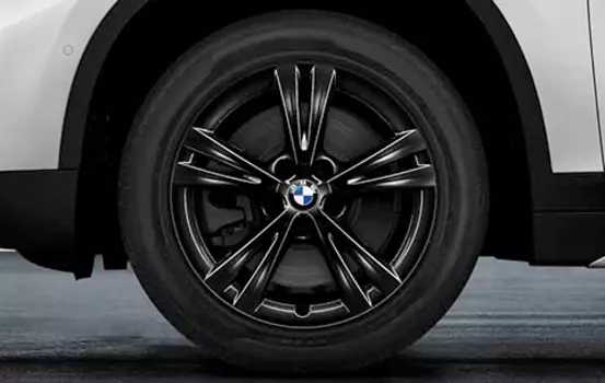 диск колесный R17 Double Spoke 385 (черный) 36106866673 для BMW Х1 (F48) 2015-