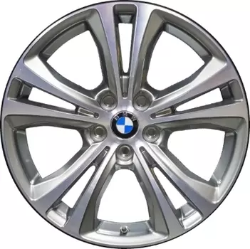 Диск колесный R18 BMW Double spoke 568 36116856069 сильвер металлик BMW Х1 (F48) 2015-