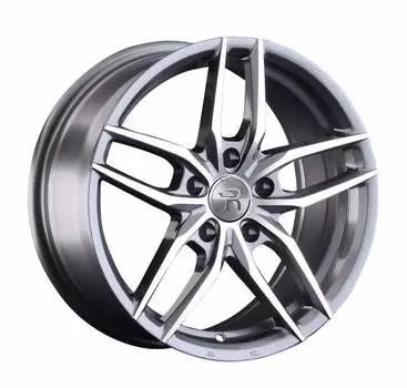 Диск колесный Replay A140 8,5xR19 5x112 ET32 ЦО66,6 серый глянцевый с полированной лицевой частью 042732-160019006