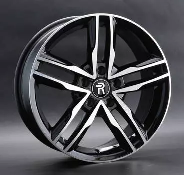 Диск колесный Replay A34 7,5xR17 5x112 ET38 ЦО66,6 черный глянцевый с полированной лицевой частью 045097-160019006