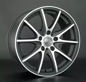 Диск колесный Replay A48 7xR16 5x112 ET35 ЦО57,1 черный матовый с полированной лицевой частью 014721-160493006