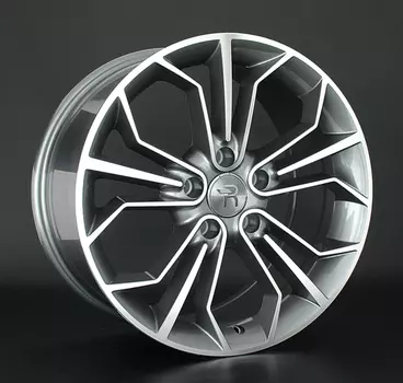 Диск колесный Replay B112 10xR19 5x120 ET53 ЦО74,1 серый глянцевый с полированной лицевой частью 024404-040023005