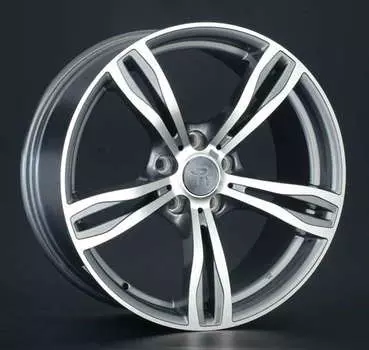 Диск колесный Replay B129 8xR17 5x120 ET43 ЦО72,6 серый глянцевый с полированной лицевой частью 045102-160711005