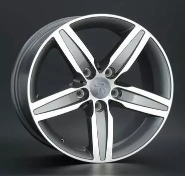 Диск колесный Replay B142 8xR17 5x120 ET20 ЦО72,6 серый глянцевый с полированной лицевой частью 020469-120023001