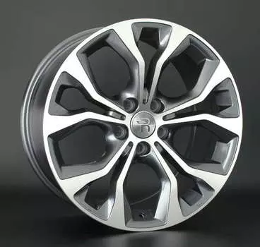 Диск колесный Replay B151 9xR19 5x120 ET48 ЦО74,1 серый глянцевый с полированной лицевой частью 029447-160023005