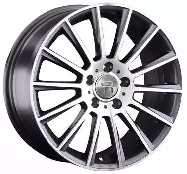 Диск колесный Replay B202 7.5xR18 5x112 ET25 ЦО66.6 серый глянцевый с полированной лицевой частью 081200-040023005