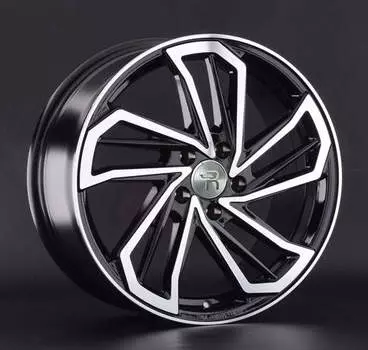Диск колесный Replay B204 7,5xR18 5x112 ET51 ЦО66,6 черный глянцевый с полированной лицевой частью 042233-160023005