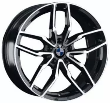 Диск колесный Replay B209 8xR18 5x112 ET30 ЦО66.6 чёрный глянцевый с полированной лицевой частью 081214-160711005