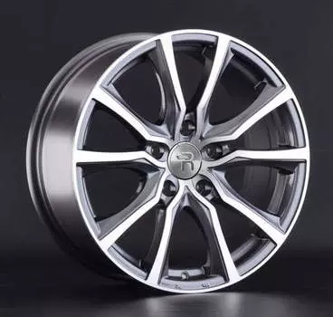 Диск колесный Replay B219 7,5xR17 5x120 ET37 ЦО72,6 серый глянцевый с полированной лицевой частью 042755-160023005