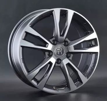 Диск колесный Replay B235 7,5xR17 5x112 ET52 ЦО66,6 серый глянцевый с полированной лицевой частью 081218-160023005