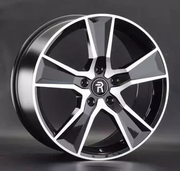 Диск колесный Replay B252 8xR20 5x112 ET27 ЦО66,6 чёрный глянцевый с полированной лицевой частью 080142-040802005
