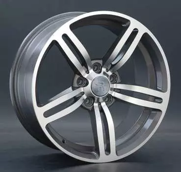 Диск колесный Replay B58 8xR18 5x120 ET14 ЦО72,6 серый глянцевый с полированной лицевой частью 001307-070046001