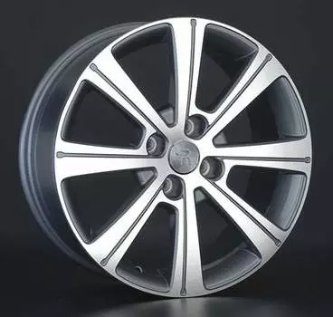 Диск колесный Replay CI22 7xR17 4x108 ET26 ЦО65,1 серый глянцевый с полированной лицевой частью 022232-030033008