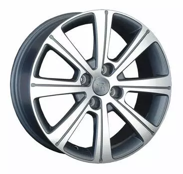 Диск колесный Replay CI22 7xR17 4x108 ET29 ЦО65.1 серый глянцевый с полированной лицевой частью 081816-990033008