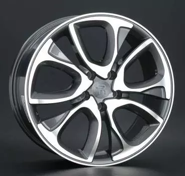 Диск колесный Replay CI27 7xR18 4x108 ET29 ЦО65,1 серый глянцевый с полированной лицевой частью 021019-040033008