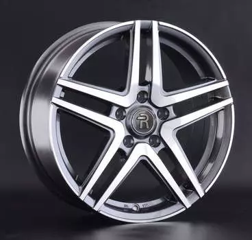 Диск колесный Replay FD148 7xR17 5x108 ET52,5 ЦО63,3 серый глянцевый с полированной лицевой частью 042692-160603003
