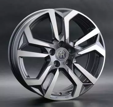 Диск колесный Replay FD165 7xR17 5x108 ET52,5 ЦО63,3 серый глянцевый с полированной лицевой частью 045131-160603003