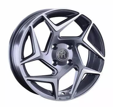 Диск колесный Replay FD172 6xR16 4x108 ET37,5 ЦО63,3 серый глянцевый с полированной лицевой частью 046305-160132003