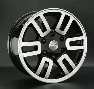 Диск колесный Replay FD38 7xR16 6x139,7 ET10 ЦО93,1 черный глянцевый с полированной лицевой частью 032436-040132018