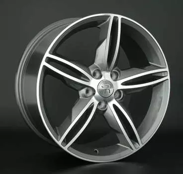 Диск колесный Replay FD94 8xR18 5x108 ET55 ЦО63,3 серый глянцевый с полированной лицевой частью 028446-070132003