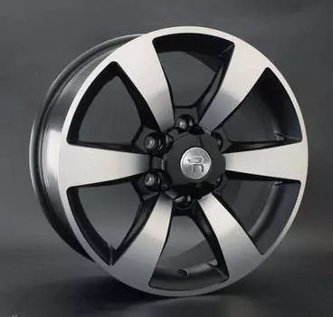 Диск колесный Replay GN61 7,5xR18 6x139,7 ET33 ЦО100,1 черный матовый с полированной лицевой частью 030855-070511015