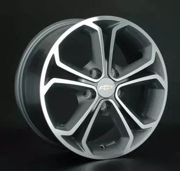 Диск колесный Replay GN89 6,5xR15 5x105 ET39 ЦО56,6 серый глянцевый с полированной лицевой частью 033230-120025015