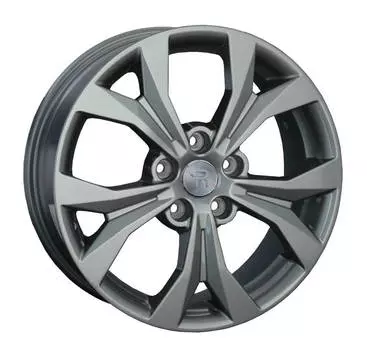 Диск колесный Replay HND118 6,5xR17 5x114,3 ET48 ЦО67,1 серый темный глянцевый 046223-990143004