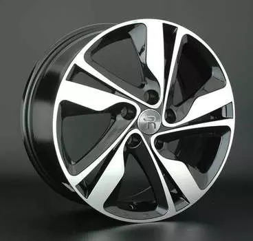 Диск колесный Replay HND157 7xR17 5x114,3 ET47 ЦО67,1 черный глянцевый с полированной лицевой частью 029664-160143004