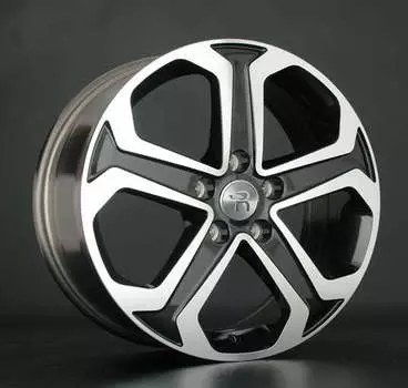 Диск колесный Replay HND162 6,5xR17 5x114,3 ET48 ЦО67,1 черный глянцевый с полированной лицевой частью 028938-180143004