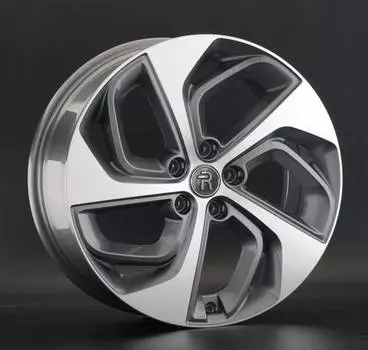 Диск колесный Replay HND251 7,5xR19 5x114,3 ET53 ЦО67,1 серый глянцевый с полированной лицевой частью 043786-040143004