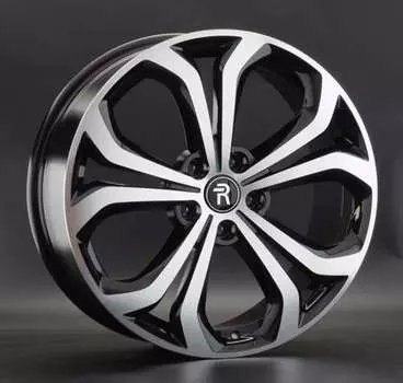 Диск колесный Replay HND255 7,5xR19 5x114,3 ET53 ЦО67,1 черный глянцевый с полированной лицевой частью 043961-160143004