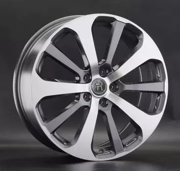 Диск колесный Replay HND266 7,5xR19 5x114,3 ET49,5 ЦО67,1 серый глянцевый с полированной лицевой частью 044210-160143004