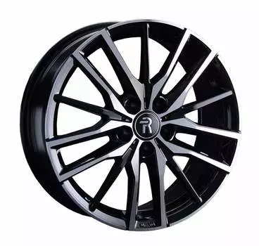 Диск колесный Replay HND317 7xR18 5x114,3 ET51 ЦО67,1 черный глянцевый с полированной лицевой частью 081381-160143004