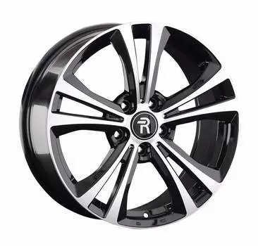 Диск колесный Replay HND318 7,5xR18 5x114,3 ET49,5 ЦО67,1 черный глянцевый с полированной лицевой частью 081389-160143004