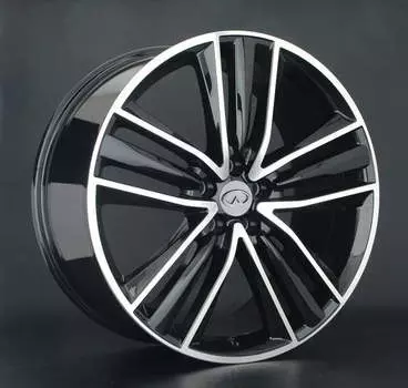 Диск колесный Replay INF19 9,5xR21 5x114,3 ET50 ЦО66,1 черный глянцевый с полированной лицевой частью 026385-040117010