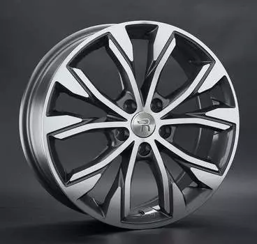 Диск колесный Replay INF29 7xR18 5x112 ET46 ЦО66,6 серый глянцевый с полированной лицевой частью 036343-160122010