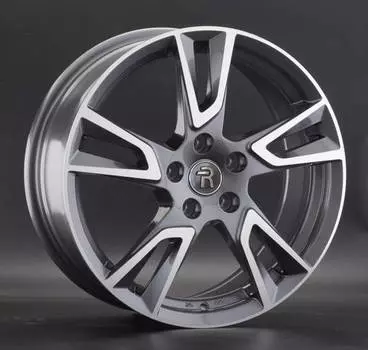 Диск колесный Replay INF50 7,5xR17 5x114,3 ET45 ЦО66,1 серый глянцевый с полированной лицевой частью 044170-160112010