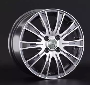 Диск колесный Replay KI212 6xR15 4x100 ET48 ЦО54,1 серый глянцевый с полированной лицевой частью 042178-160146004